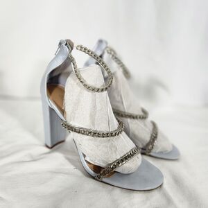 JUSTFAB Oliviah Heeled Sandal Artic Ice 7.5